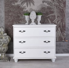 Barocco Cassettiera Bianco