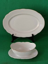 VASSOIO OVALE CON SALSIERA