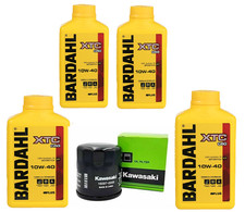 TAGLIANDO KAWASAKI Z 900 2017 AL 2020 BARDAHL XTC 10W40 FILTRO OLIO ORIGINALE