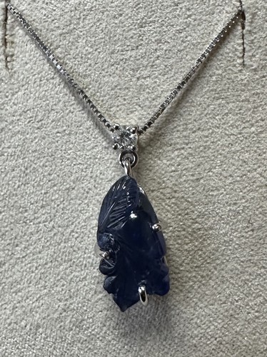 Collana oro bianco kt - oro, 18