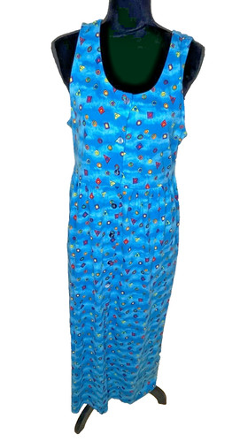 Maxi abito smanicato vintage