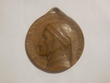 medaglia VI centenario Dante Alighieri 1921