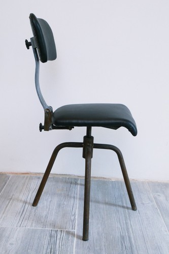 Sgabello industriale vintage - sgabello,
