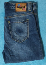 Jeans pant Dsquared2 blu cotone denim elastan 16 anni (38)