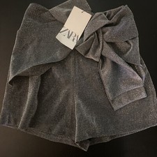 Zara donna argento glitter Lg