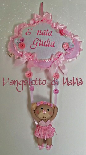 Fiocco nascita hand - nascita, made