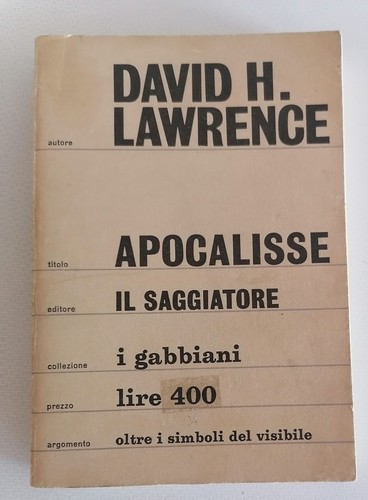 David lawrence apocalisse - h.,
