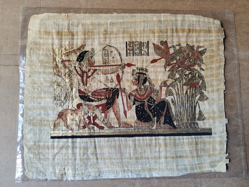 Papiro egiziano vintage - papiro,