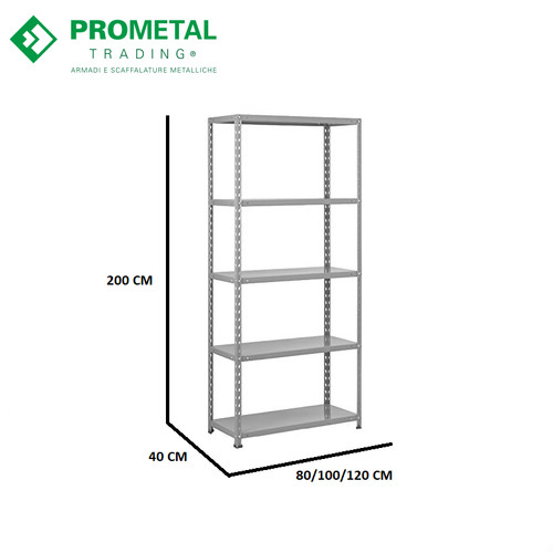 Scaffale metallo acciaio - in,
