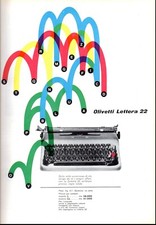 ADVERTISEMENT 1955 OLIVETTI
