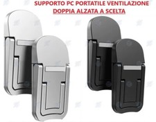 SUPPORTO PC PORTATILE VENTOLA VENTILAZIONE ARIA NOTEBOOK COMPUTER RICHIUDIBILE