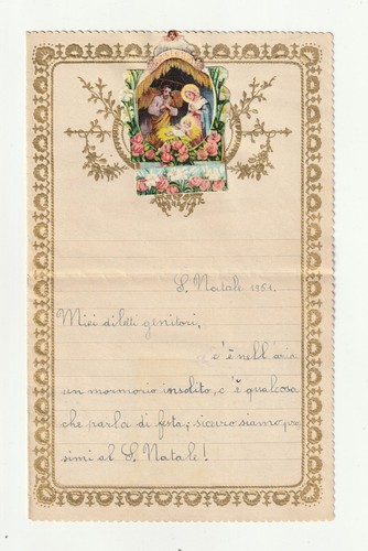 Vecchia lettera letterina - letterina, di