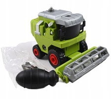 Auto artigianale verde, viti