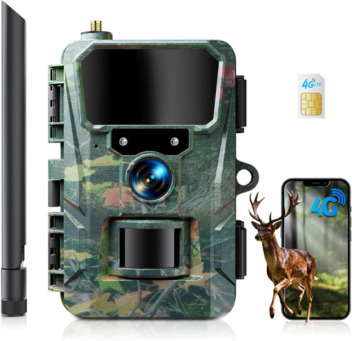 Fototrappola con sim - 4g, sim,