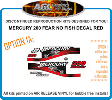 MERCURY 200 FEAR NO FISH
