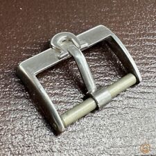 Omega Speedmaster Fibbia Acciaio Steel Buckle 16mm Big Logo Originale