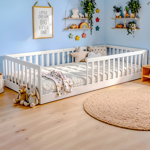 Struttura letto bianca lettino - struttura,