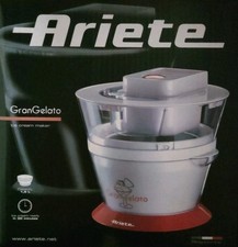 Ariete GranGelato Ice Cream Maker Gelatiera