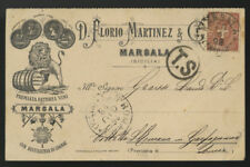 cartolina MARSALA florio martinez vini-cartolina doppia