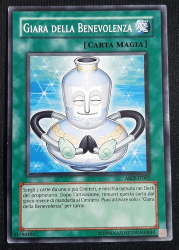 Giara della benevolenza - della, in