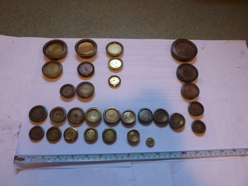 Vintage brass weight weights - vintage,