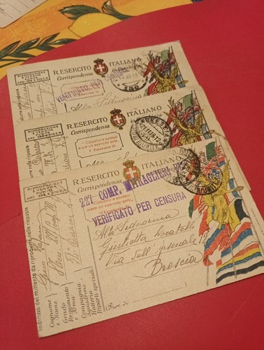 Cartolina prigionieri guerra - prigionieri,