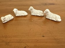 Set 4 statuine animali presepe