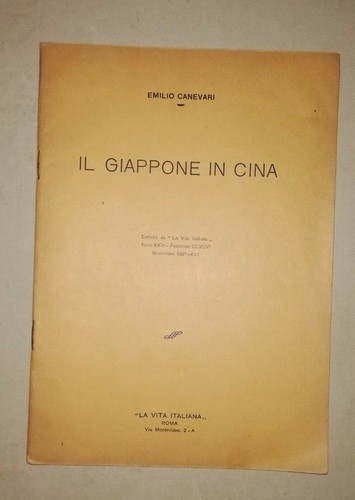 Emilio canevari giappone in - canevari,
