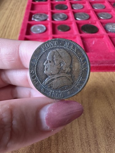 Moneta stato pontificio pio - moneta,