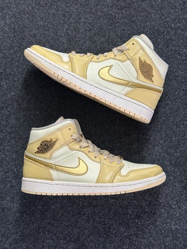 Nike jordan mid giallo - jordan, 1
