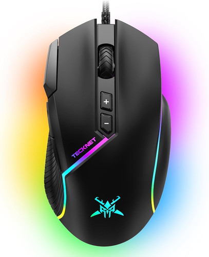 Tecknet mouse gaming - gaming, cablato