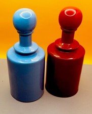 coll.pubblicitario    “LINEA COSTA Genova " coppia bottiglie in ceramica