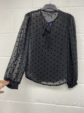 Camicetta M&S nera trasparente