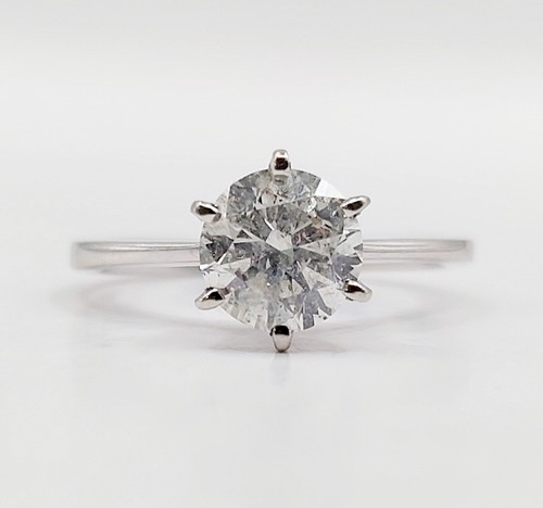 Anello solitario vintage - , oro
