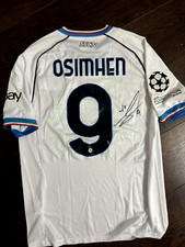 Maglia Napoli autograta match issued Osimhen jersey stock pro serie a 2024-25