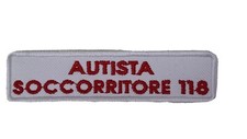 Toppa Patch - SOCCORRITORE  118 - NO velcro