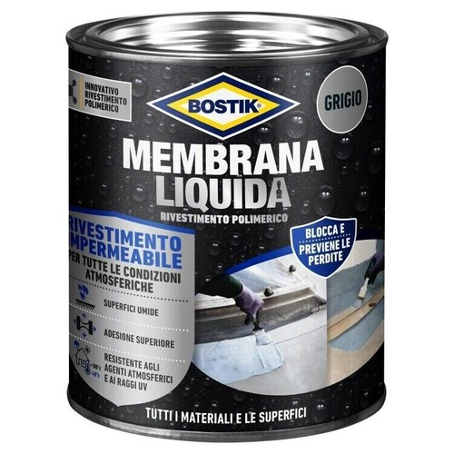 Bostik membrana liquida grigio - membrana,