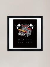 Quadro Stampa Tela Drag Racing