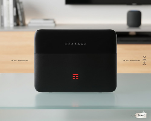 Modem fibra tim - hub, plus