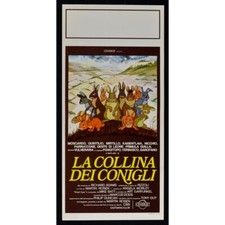 locandina LA COLLINA DEI CONIGLI martin rosen animazione B65