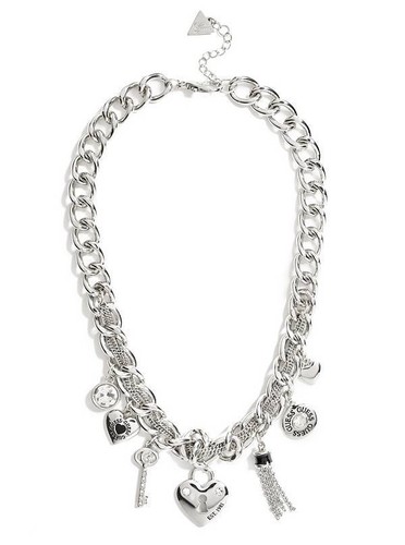 Guess tono argento catena - guess,