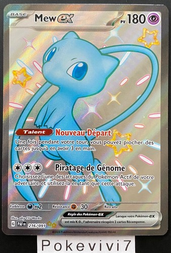 Carte pokemon mew 216 - carte,