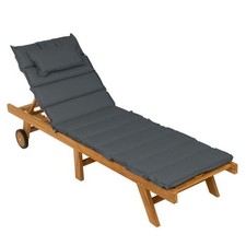 Lettino prendisole in legno di