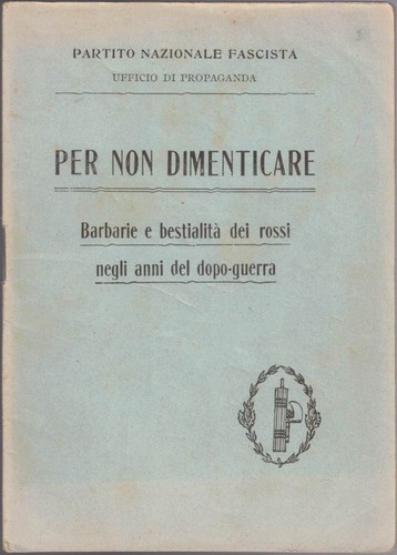 Partito nazionale fascista - partito,