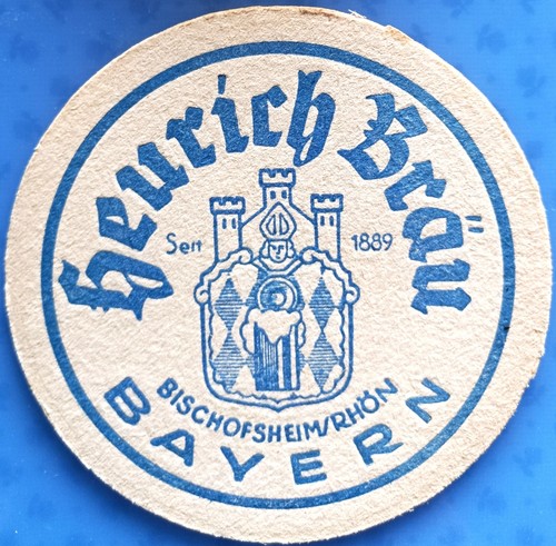 Vecchio sottobicchiere birra