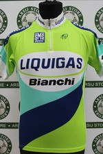 maglia ciclismo LIQUIGAS SANTINI TG M E705 bike shirt maillot trikot jersey