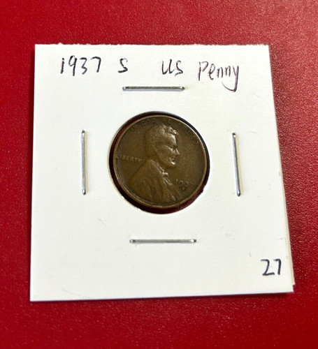 Moneta penny del 1937 - penny, us