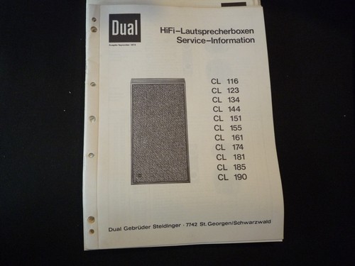 Manuale servizio originale - di,