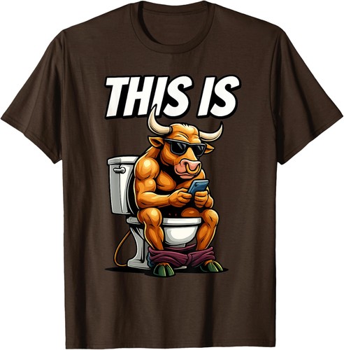 Shirt unisex bull sitting - t-shirt,