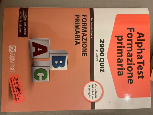 Alpha test formazione - test, primaria